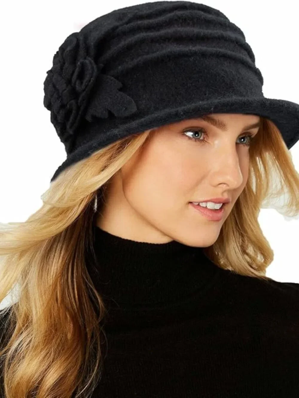 wool black hat